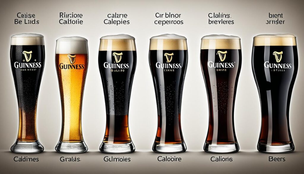 Guinness stout calorie count